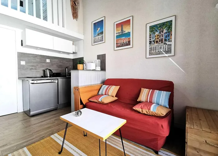 Villa Hawai 1 - T1 Cab Mezz 5 Couchages Port Mae-6964 Leucate